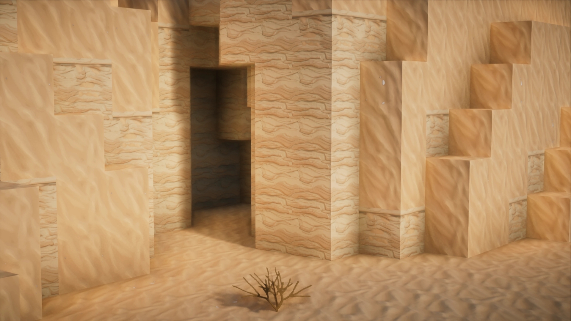 Screenshot of updated Sand Biome