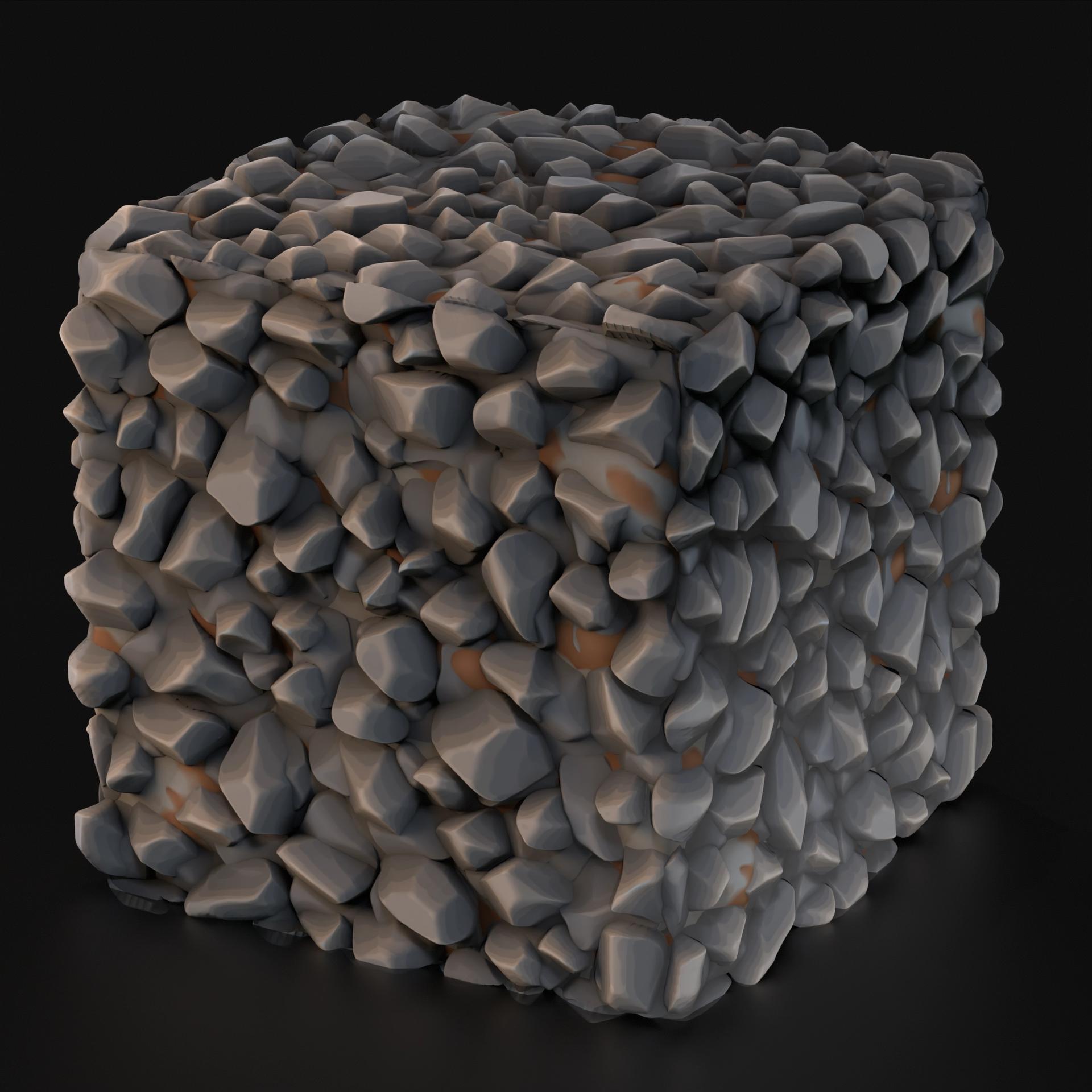 stylista gravel material render