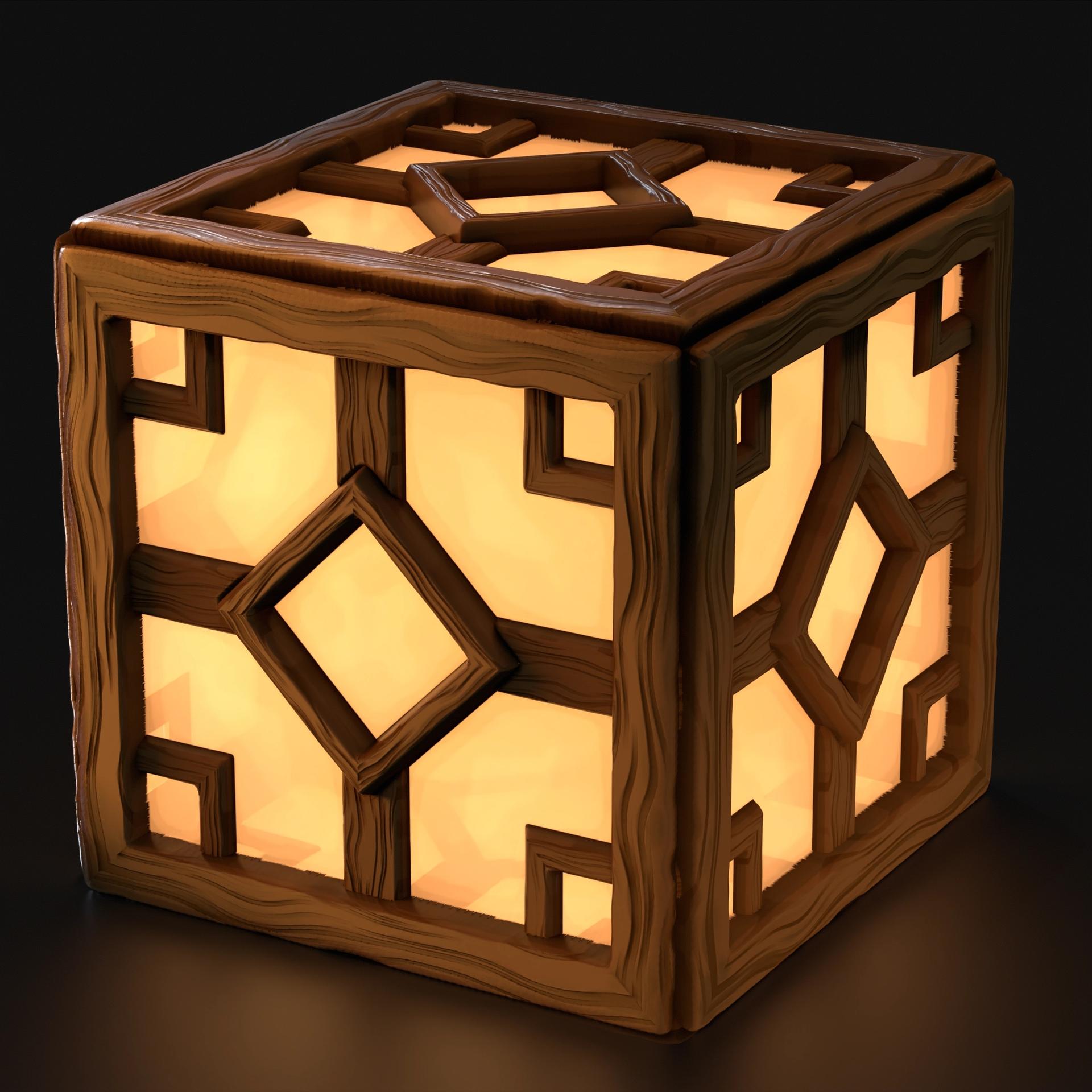 stylista redstone lamp on material render